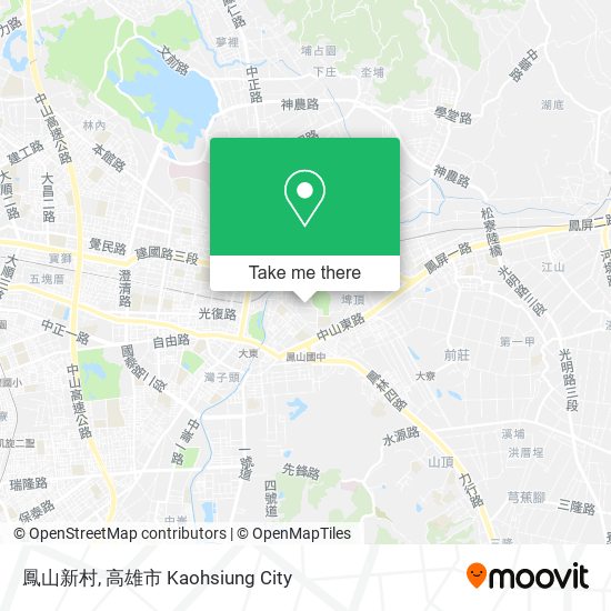 鳳山新村 map