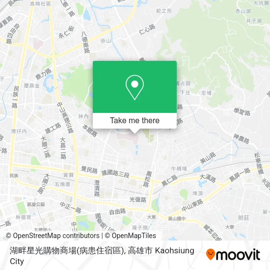 湖畔星光購物商場(病患住宿區)地圖