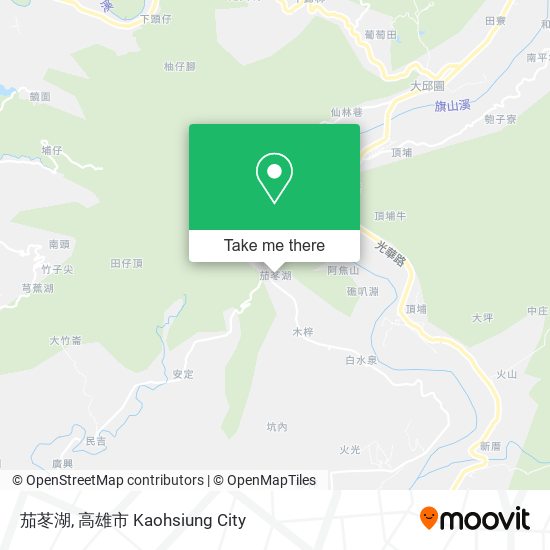 茄苳湖 map