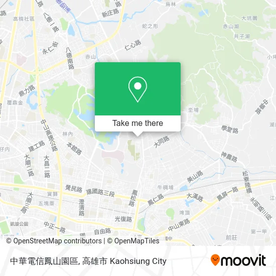 中華電信鳳山園區 map