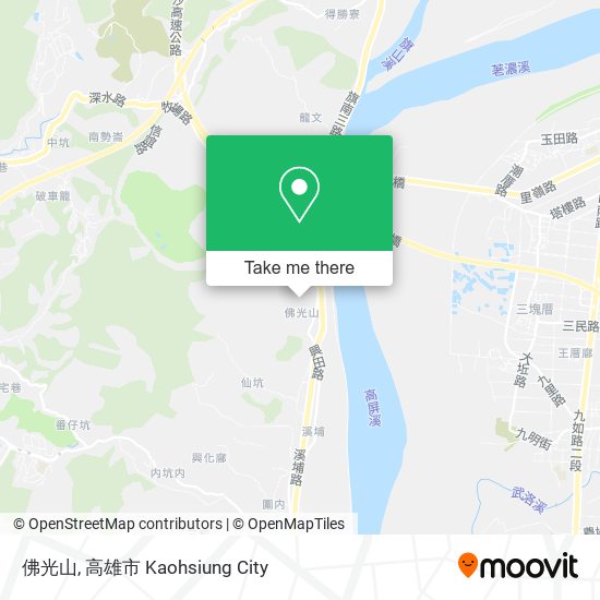 佛光山 map