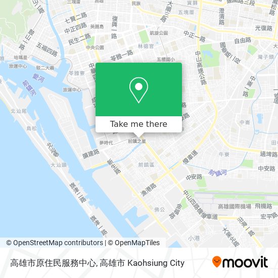 高雄市原住民服務中心 map
