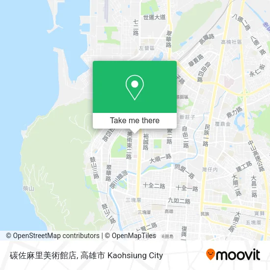 碳佐麻里美術館店 map