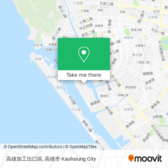 高雄加工出口區 map
