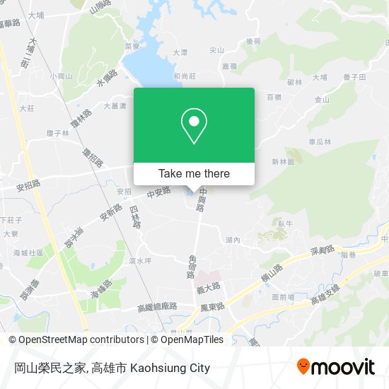 岡山榮民之家 map