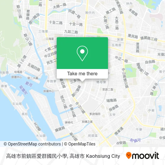 高雄市前鎮區愛群國民小學 map