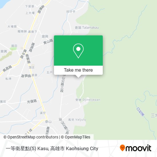 一等衛星點(S) Kasu map