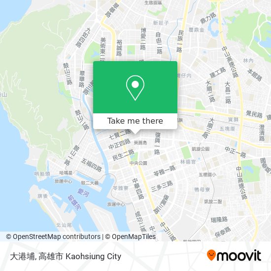 大港埔地圖