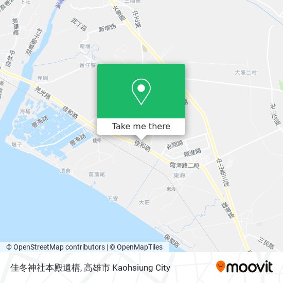 佳冬神社本殿遺構 map