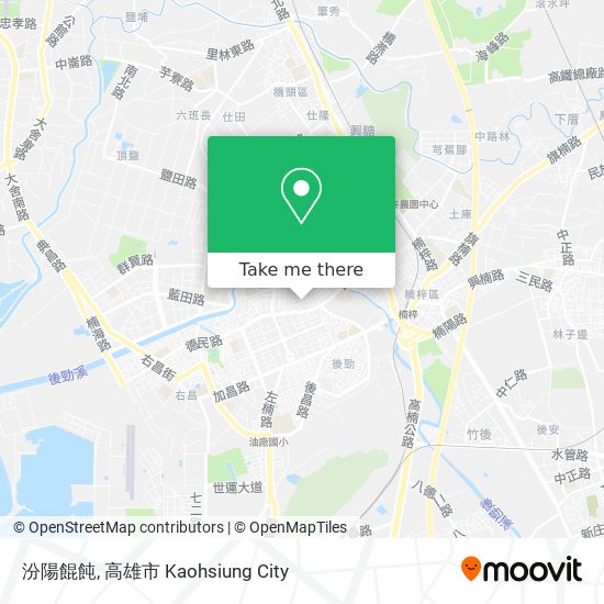 汾陽餛飩 map