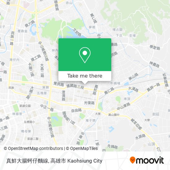 真鮮大腸蚵仔麵線 map