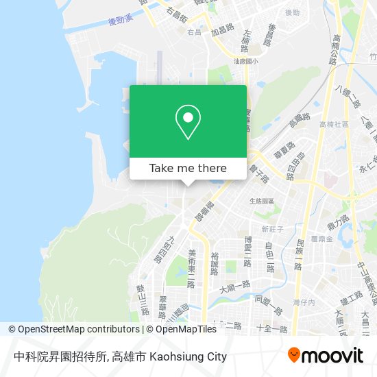 中科院昇園招待所地圖