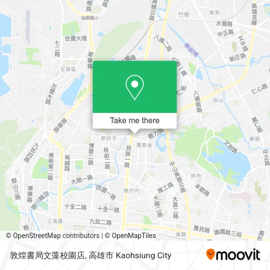 敦煌書局文藻校園店 map