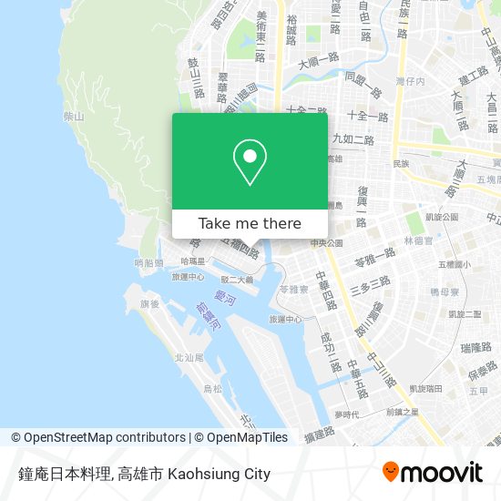 鐘庵日本料理 map