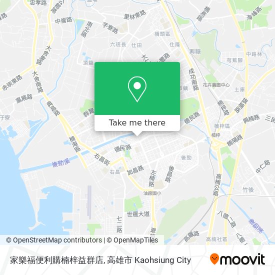 家樂福便利購楠梓益群店地圖