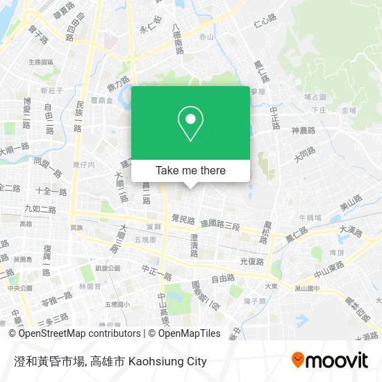 澄和黃昏市場 map