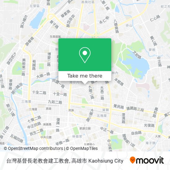台灣基督長老教會建工教會 map