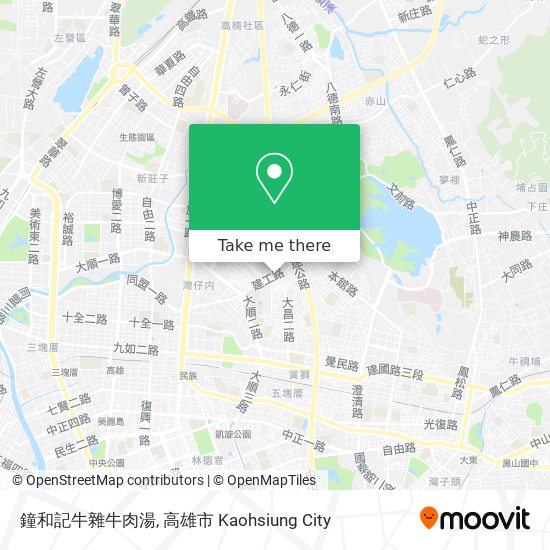 鐘和記牛雜牛肉湯地圖