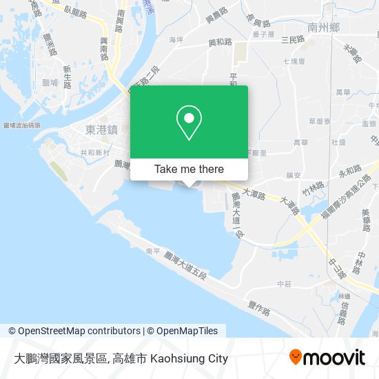 大鵬灣國家風景區 map