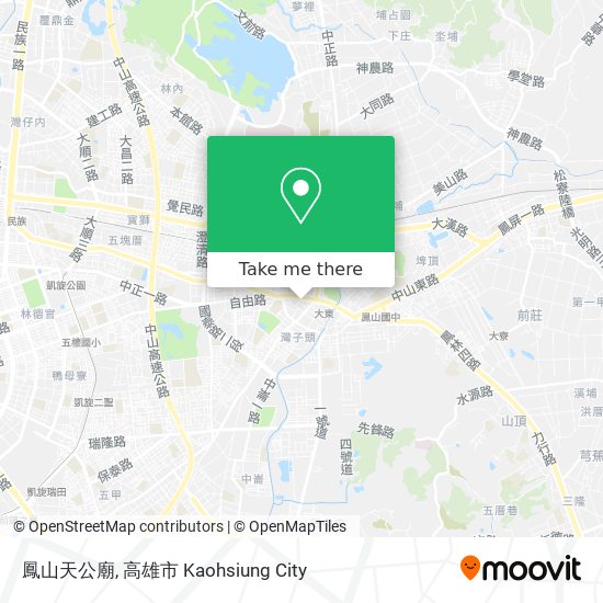 鳳山天公廟 map