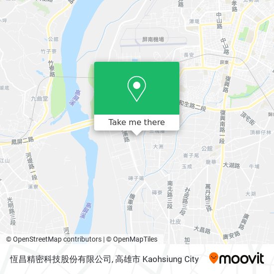 恆昌精密科技股份有限公司 map