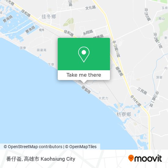 番仔崙 map