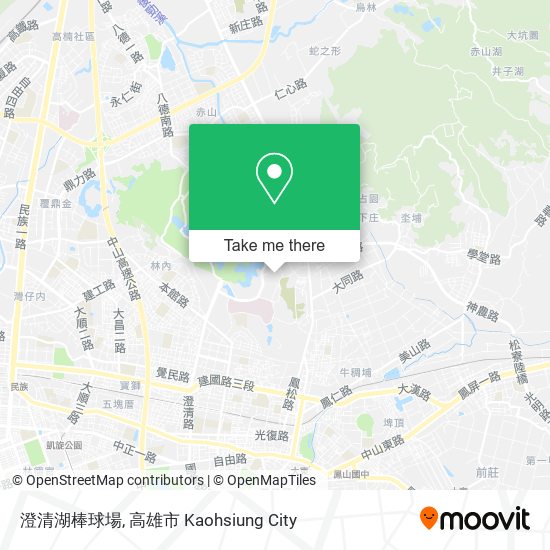 澄清湖棒球場地圖