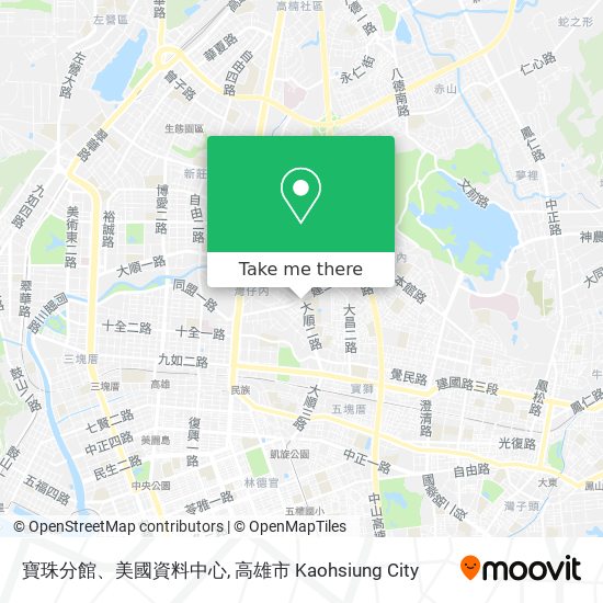 寶珠分館、美國資料中心 map