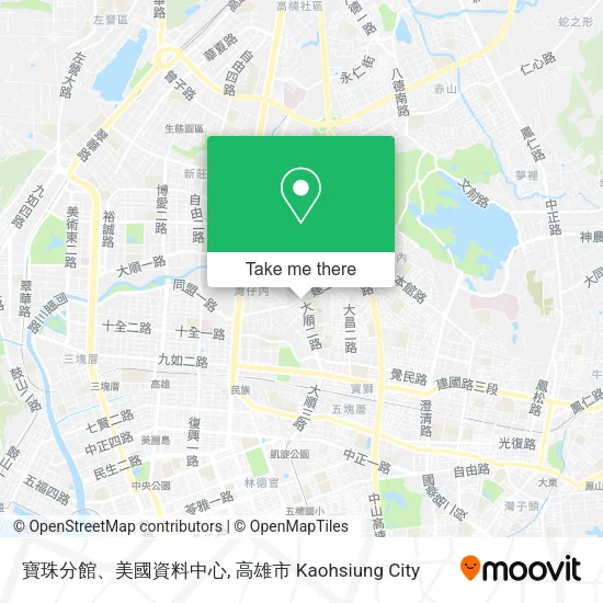 寶珠分館、美國資料中心地圖