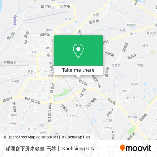 循理會下屏東教會 map