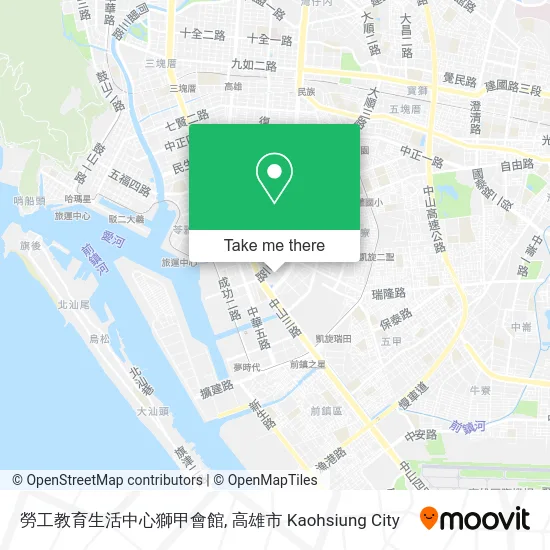 勞工教育生活中心獅甲會館 map