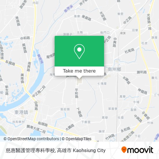 慈惠醫護管理專科學校地圖