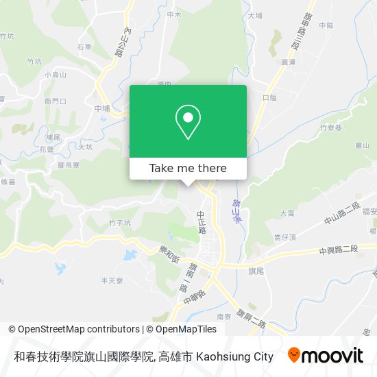 和春技術學院旗山國際學院 map