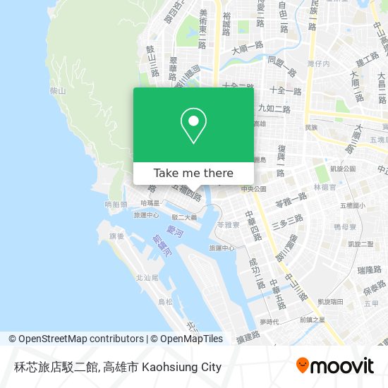 秝芯旅店駁二館 map