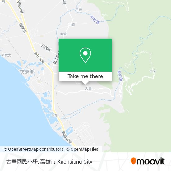 古華國民小學地圖