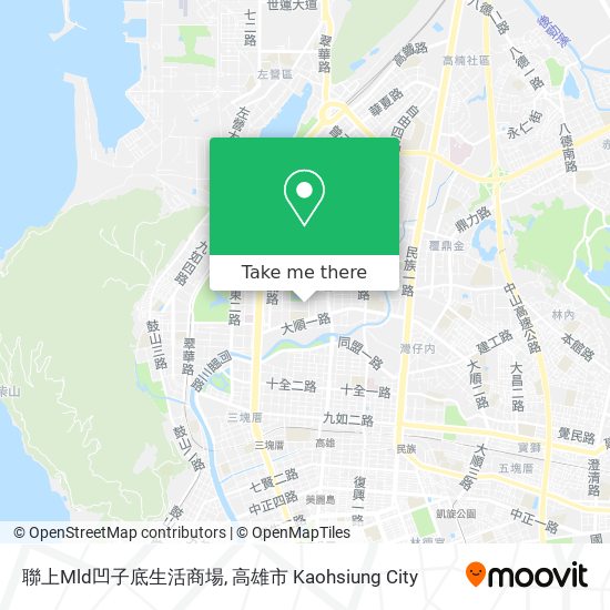 聯上Mld凹子底生活商場地圖