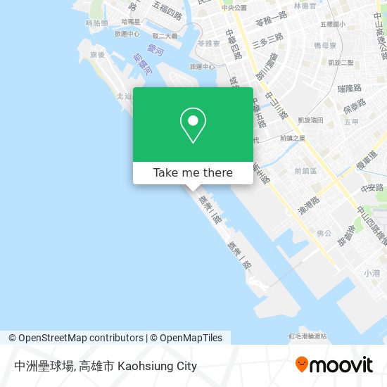 中洲壘球場 map