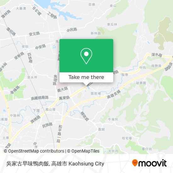 吳家古早味鴨肉飯 map