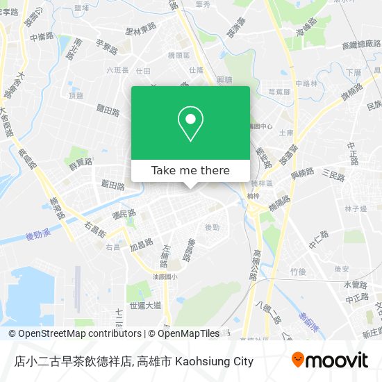 店小二古早茶飲德祥店 map