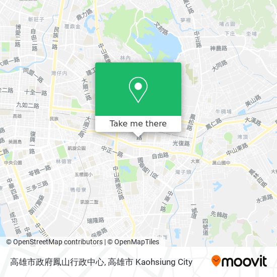 高雄市政府鳳山行政中心 map