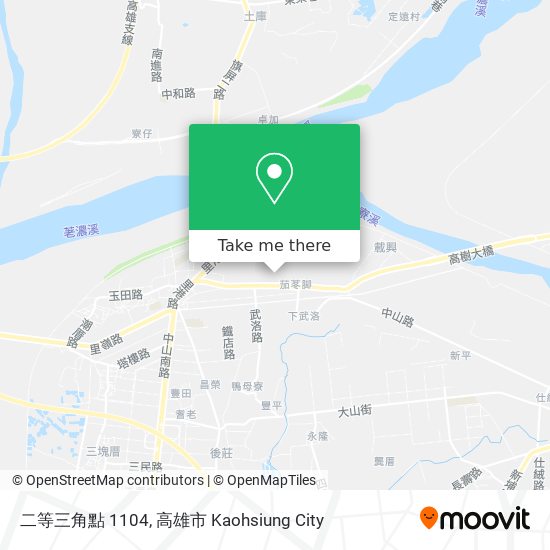 二等三角點 1104 map