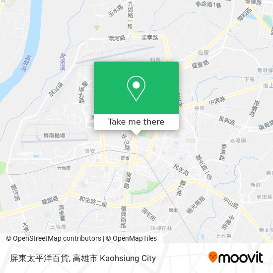 屏東太平洋百貨 map