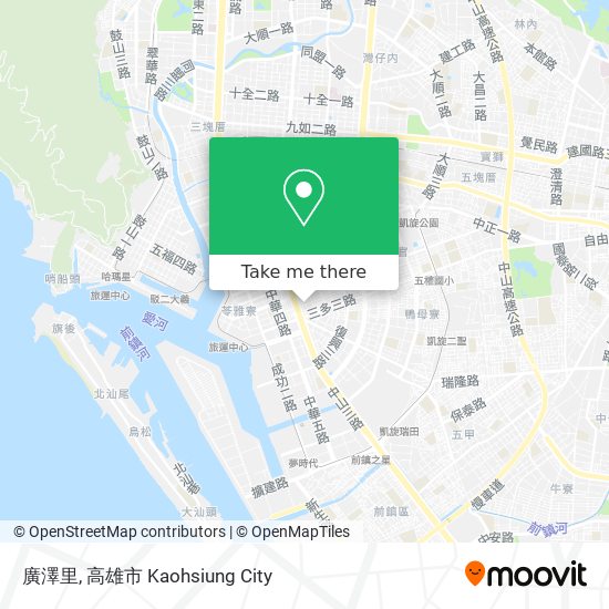 廣澤里 map