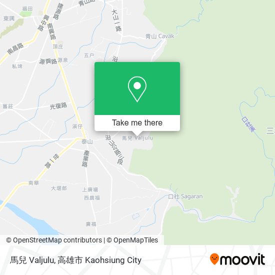 馬兒 Valjulu map