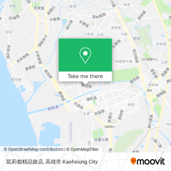 凱莉都精品旅店 map