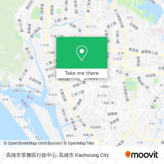 高雄市苓雅區行政中心 map