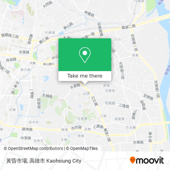 黃昏市場 map