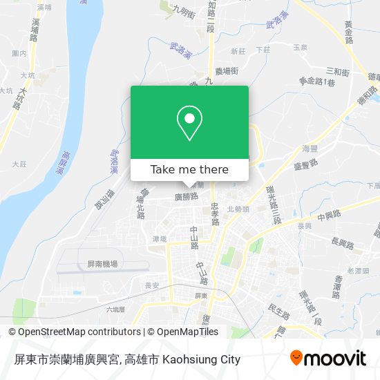 屏東市崇蘭埔廣興宮 map