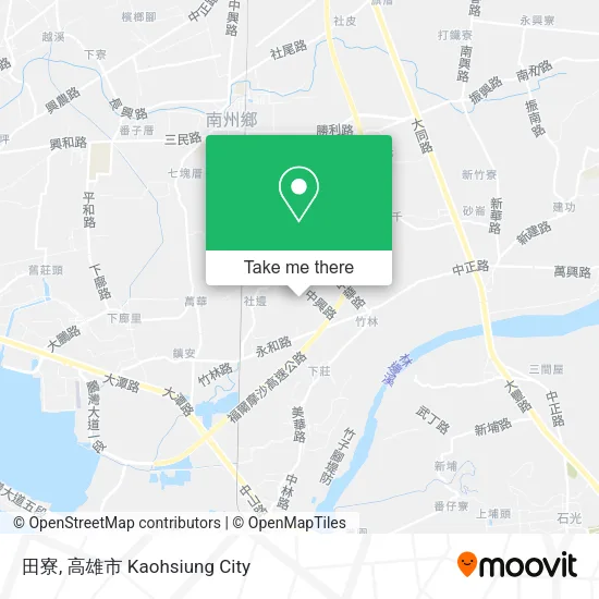 田寮 map