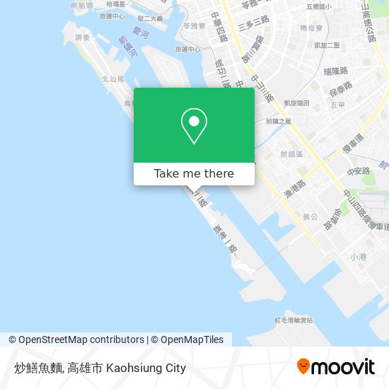 炒鱔魚麵 map